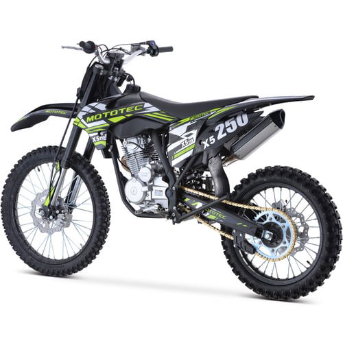 X5 250cc Dirt Bike, 4-Stroke, Electric Start, Manual 5-Speed, 21/18 inch Wheels - GoKarts USA®