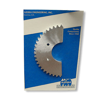 20XX #35 Aluminum Mini Sprocket, Split, 4-Bolt, Bolt Circles 3.228" and 2.875" Bolt Pattern P5223, TOOTH RANGE 37-52