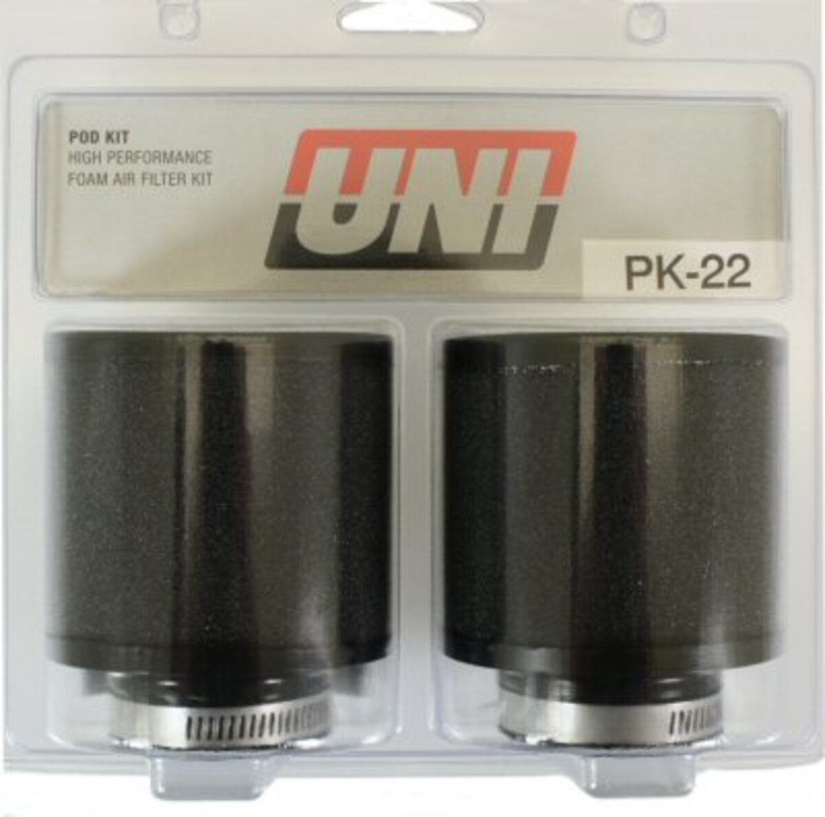 Uni PK-52 Luftfilter – Waschbar, 3,5 Cm, Schwarzes Schaumstoffelement