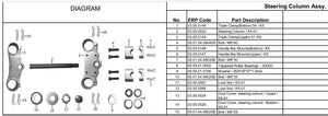 Bolt M8x40 (05.01.04.08040H) for TrailMaster 250cc Dirt Bike