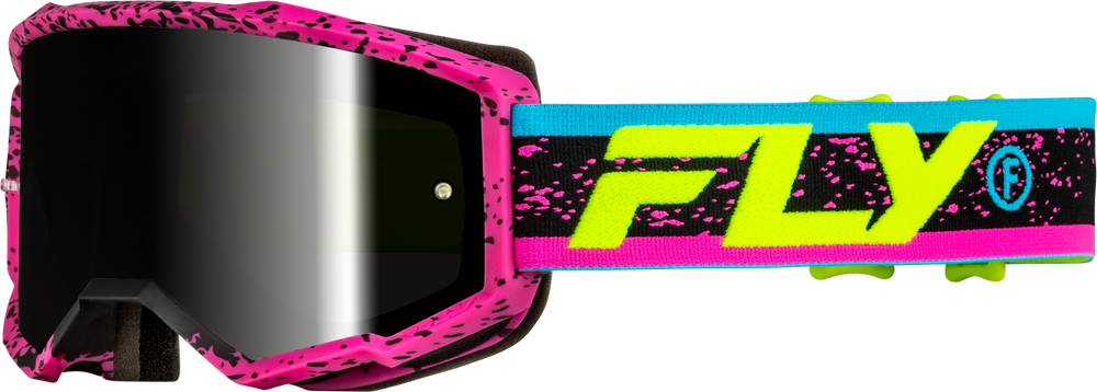 Zone Goggle Pink/Black/Hi-Vis W/ Black Mirror/Smoke Lens