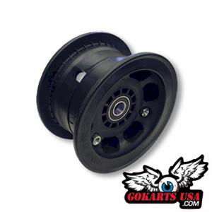 1067 5 In. Azusalite Wheel, 4 In. Wide For 1 In. Live Axle With Steel Insert, 1 In. Id, 1/4 In. Keyway - GoKarts USA®