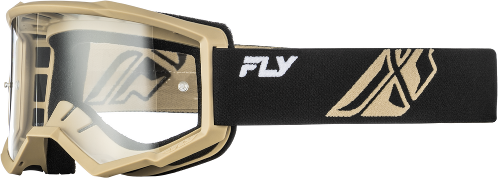 Focus Goggle Black/Khaki W/ Clear Lens