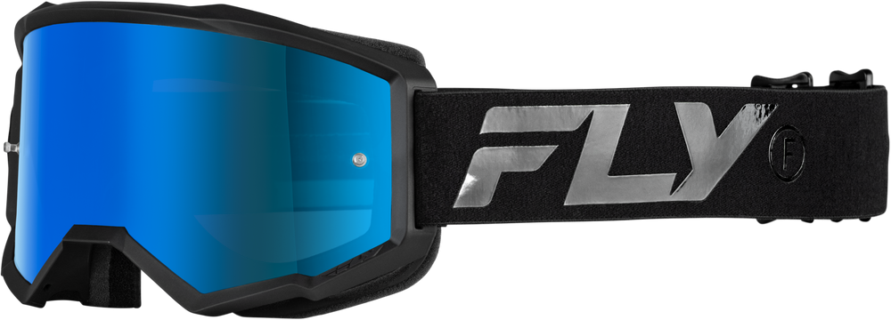 Zone Goggle Black/Black W/ Sky Blue Mirror/Smoke Lens