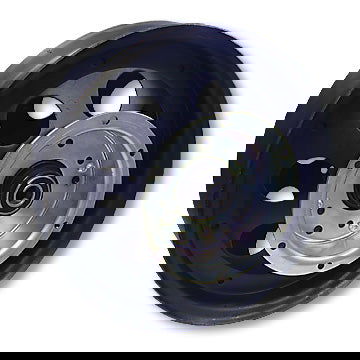 Mini Bike Wheel, 10 in. Steel, Flanged Brake Drum, 5/8 in. ID Precision Ball Bearings - GoKarts USA®