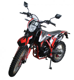 Broncho 300 Dual Sport Dirt Bike, 5-Speed Manual, Electric Start, (21/18) Wheels