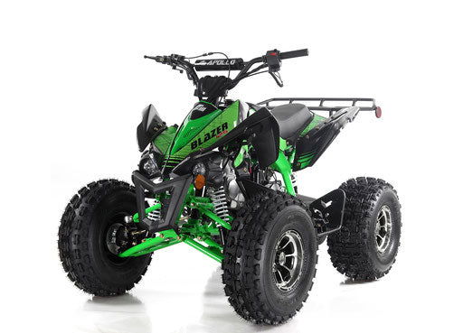 Blazer9 DLX 125cc Sport ATV, Fully-Automatic with Reverse, Deluxe 8 inch Alloy Wheels, Ages 12 and up - GoKarts USA®