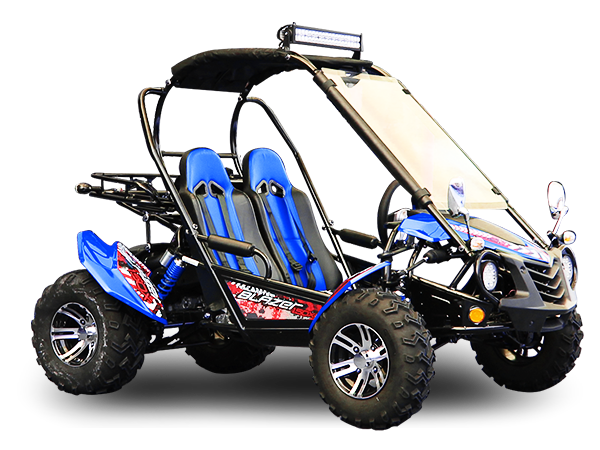 Blazer 200X Buggy Go Kart, Alloy Wheels, LED Light Bar