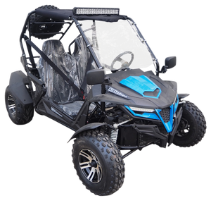 TrailMaster Cheetah 200X Go Kart (Special) CVT Automatic with Reverse, Alloy Wheels, Windshield