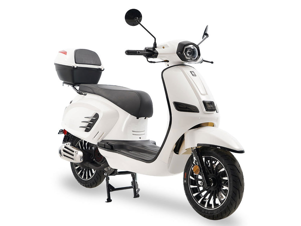 Classic 150cc Street Scooter, Automatic Shifting, 12 inch Aluminum Whe ...