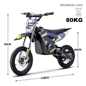 Electric Dirt Bike, Lithium 36v 1000w, Ages 12 and up