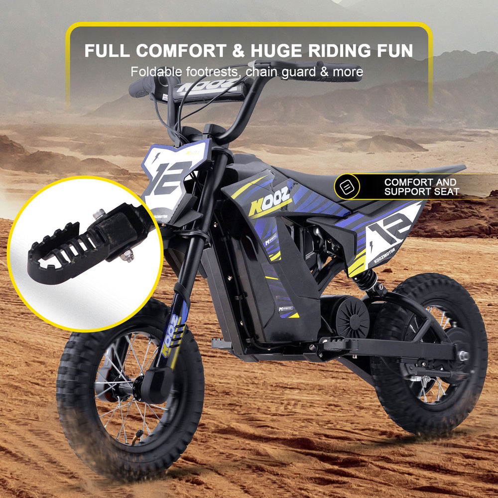 Electric Dirt Bike, Lithium 36v 300w, Ages 6-9