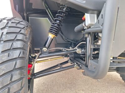 E-Rover DLX Electric Golf Cart, Lithium Battery, Deluxe Alloy Wheels, Digital Dashboard, Windshield Included - GoKarts USA®