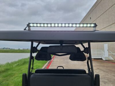 E-Rover DLX Electric Golf Cart, Lithium Battery, Deluxe Alloy Wheels, Digital Dashboard, Windshield Included - GoKarts USA®