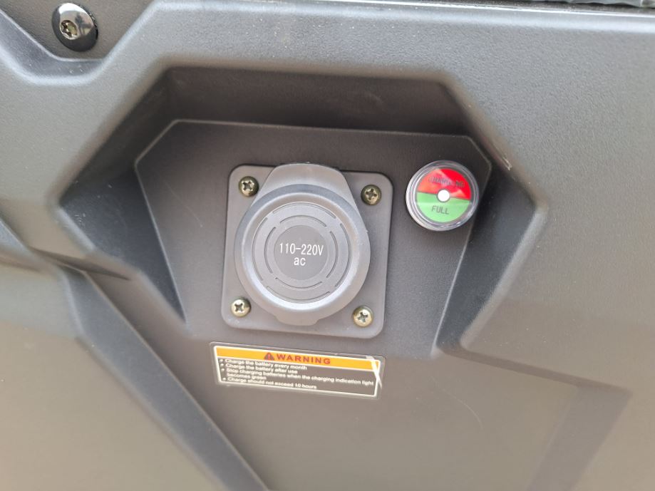 E-Rover DLX Electric Golf Cart, Lithium Battery, Deluxe Alloy Wheels, Digital Dashboard, Windshield Included - GoKarts USA®