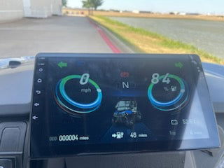 E-Rover DLX Electric Golf Cart, Lithium Battery, Deluxe Alloy Wheels, Digital Dashboard, Windshield Included - GoKarts USA®