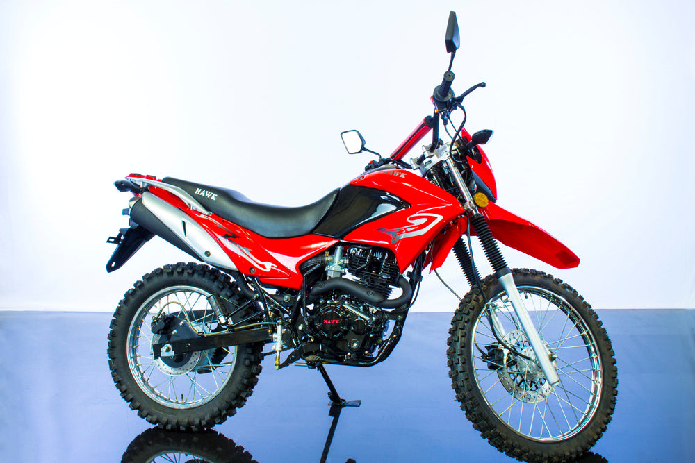 
            
                Load image into Gallery viewer, Hawk 250cc Dual Sport Motorcycle, 5-speed Manual
            
        