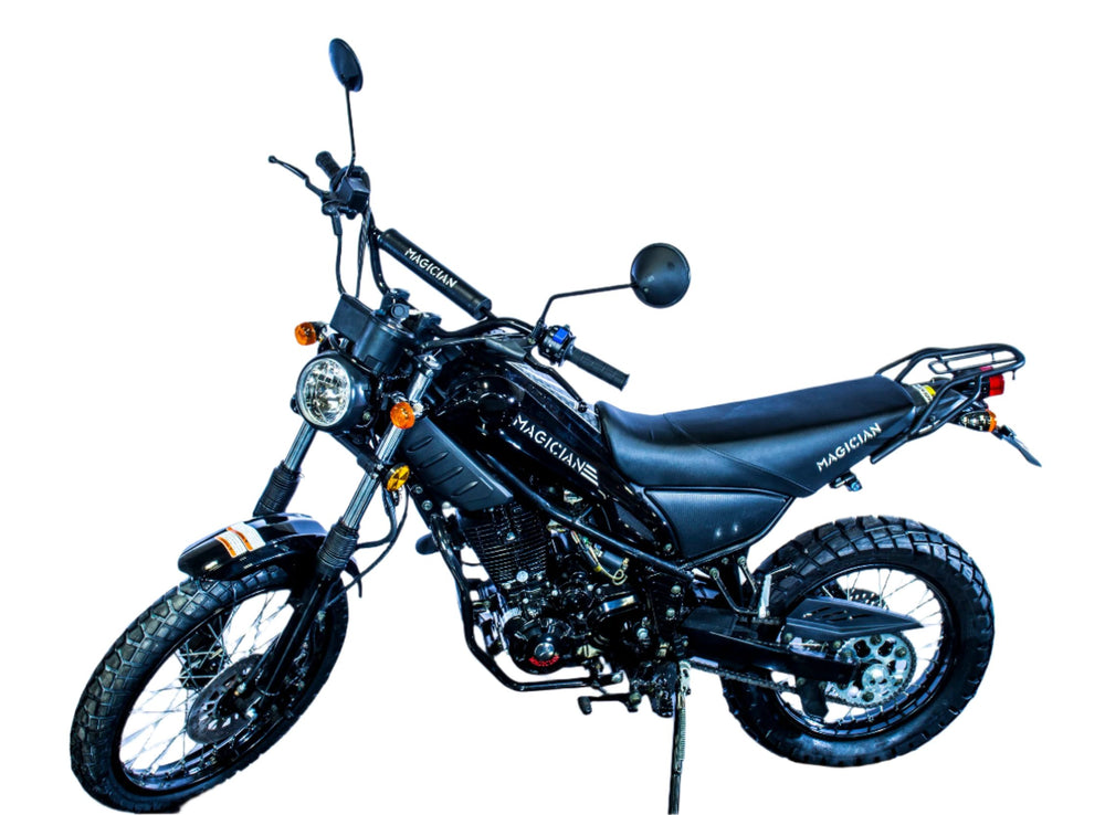 Magician 250 Enduro Bike, 5-Speed Manual, Electric Start, (19/16) Wheels