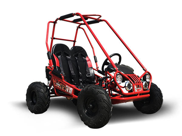 MINI XRX+ Kids GoKart, 5.5hp Gas Engine with Electric Start, Remote Start/Kill, Ages 4-9 - GoKarts USA®