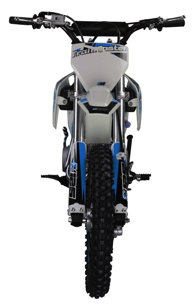 TrailMaster LK125 Pro Series Dirt Bike, Electric Start, 4-Speed Manual, Dual Disc Brakes, (17/14) Wheels