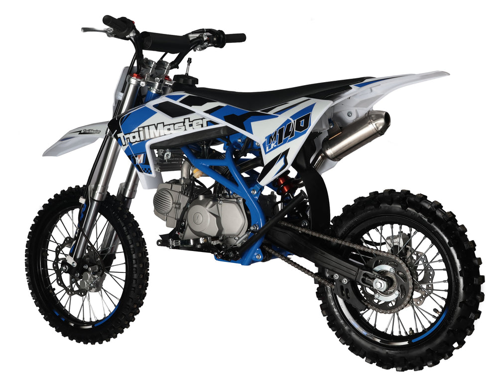 TrailMaster LK140 Pro Series Dirt Bike, Electric Start, 4-Speed Manual, Dual Disc Brakes, (17/14) Wheels