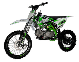 TrailMaster LK140 Pro Series Dirt Bike, Electric Start, 4-Speed Manual, Dual Disc Brakes, (17/14) Wheels