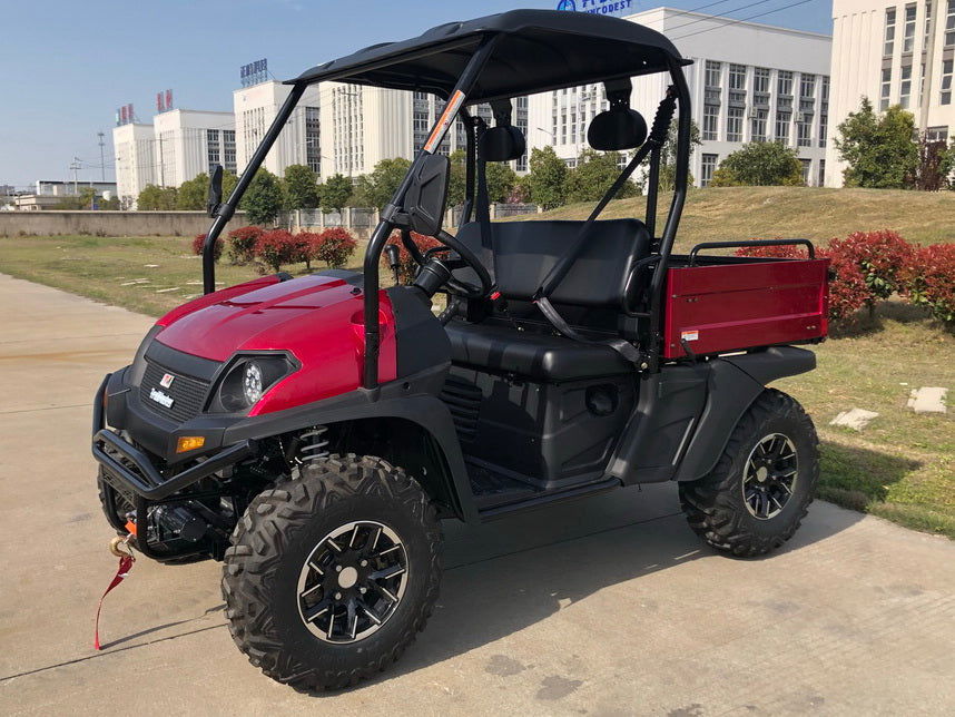 TrailMaster Taurus 450U Gas UTV, 4x4 Shaft Drive, Liquid cooled, High/Low Alloy Wheels - GoKarts USA®