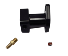 Manifold, 22mm Mikuni to GX200 & 212 Predator, Long with Pulse Fitting