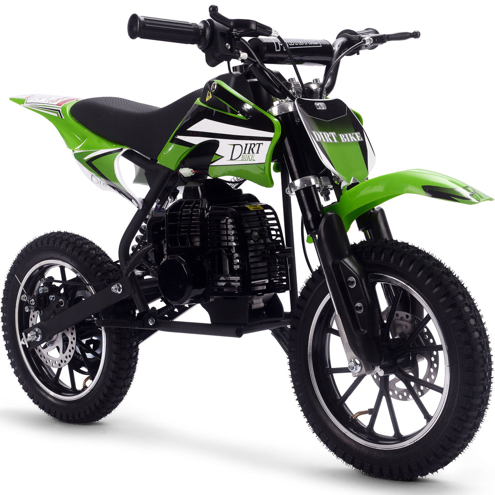 Alien Big Wheel Kids Gas Dirt Bike, 50cc 2-Stroke, Age 6 and up