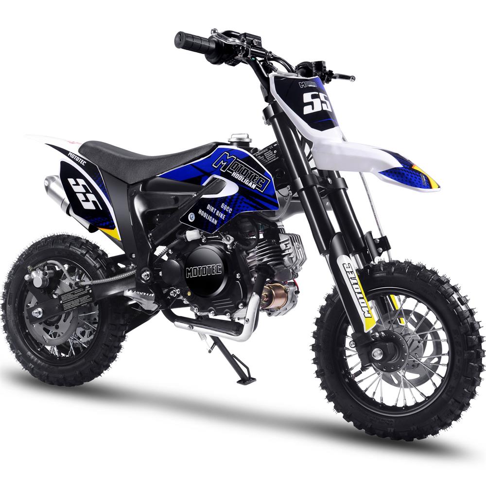 Hooligan Gas Dirt Bike, 60cc 4-Stroke, Fully-Automatic with Electric Start