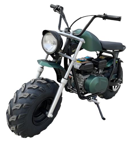 Mudstar Gas Powered Mini Bike, 196cc 6.5hp 4-Stroke