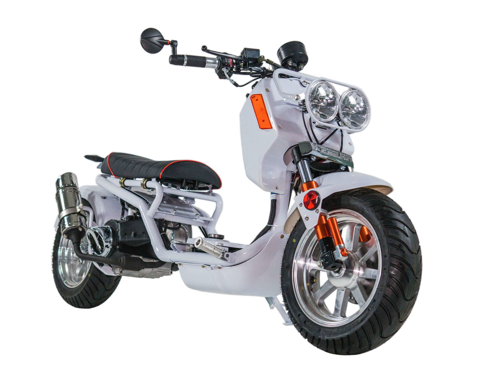 Auto 50cc Modelli Maddog Gen IV 50cc Street Scooter, Automatic, Front Disc Brake, 12 inc ...