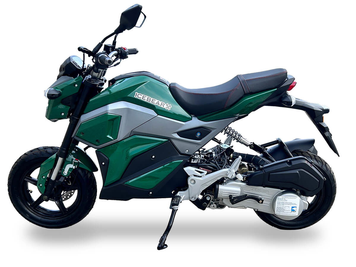 California Mini 150 Rider Mini Max 150cc Motorcycle, Automatic, Front Disc Brake, 12 inch Alumin ...