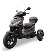 Mojo 50cc Street Trike, Automatic, Disc Brakes, Aluminum Wheels, Trunk and Windshield Included - GoKarts USA®