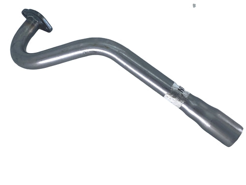Header, Mini Bike, Single, Center Outlet for Clamp-on Muffler; GX160, GX200, 6.5 OHV Clone, & 212 Predator