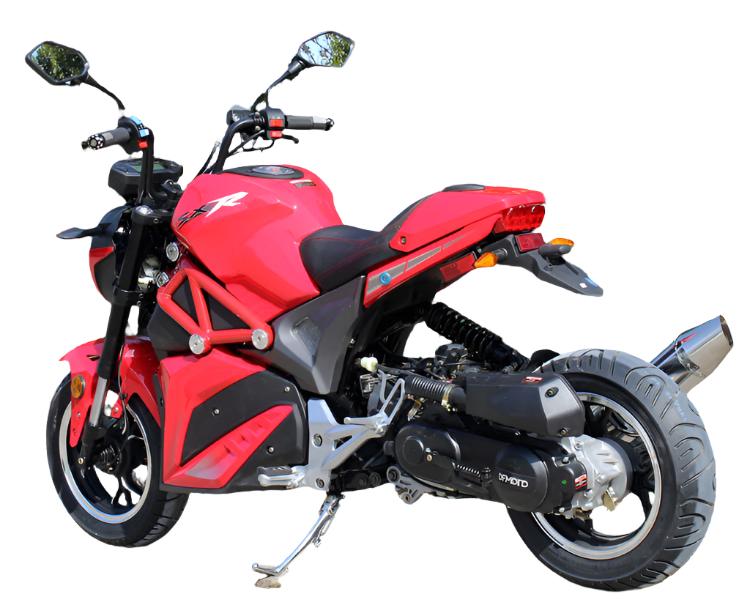 Nightwing 50cc Motorcycle, Automatic Shifting, Front Disc Brake, 12-in ...
