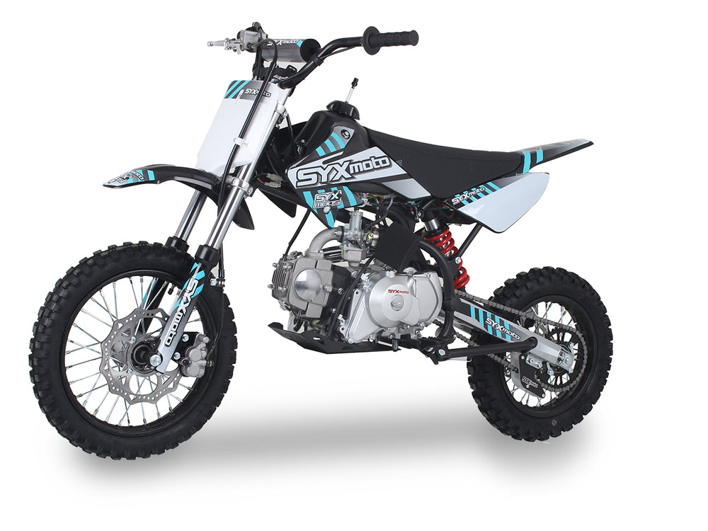 SYX Moto Roost 125cc Pit Bike, Electric Start, Automatic Shifting, (14/12) Wheels, Ages 12 and up