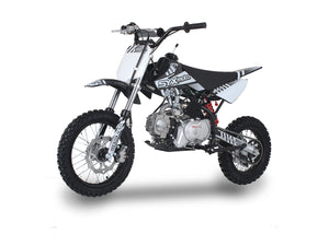 SYX Moto Roost 125cc Pit Bike, Electric Start, Automatic Shifting, (14/12) Wheels, Ages 12 and up