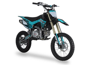 SYX Moto Whip Pro 125cc Pit Bike, Oil-Cooled, Kick Start, Anodized Front Fork, 4-Speed Manual Shifting, (17/14) Wheels, Ages 12 and up