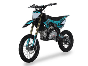 SYX Moto Whip Pro 125cc Pit Bike, Oil-Cooled, Kick Start, Anodized Front Fork, 4-Speed Manual Shifting, (17/14) Wheels, Ages 12 and up