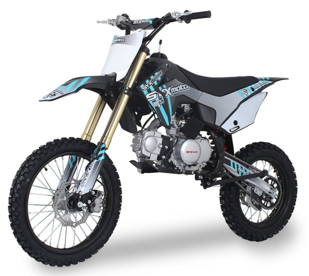 SYX Moto Whip 125cc Pit Bike, Kick Start, 4-Speed Manual Shifting