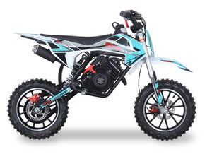 SYX Moto Pro Mini 50cc Kids Dirt Bike, 4-Stroke Pull Start, Automatic Shifting, Ages 6 and up