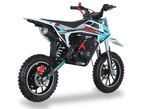 SYX Moto Pro Mini 50cc Kids Dirt Bike, 4-Stroke Pull Start, Automatic Shifting, Ages 6 and up