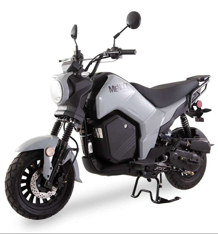 Menace 50cc Motorcycle, Automatic Shifting, Front Disc/Rear Drum Brakes, (12/10 in.) Wheels