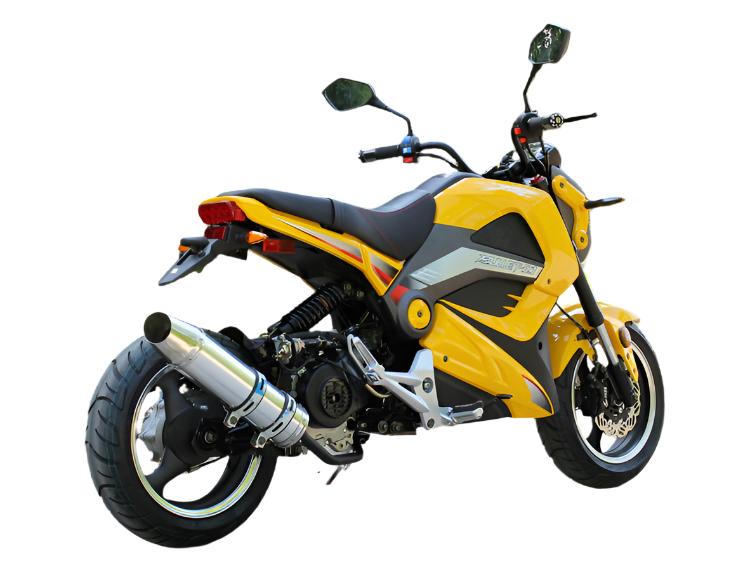 Rocker 50cc Motorcycle, Automatic Shifting, Front Disc Brake, 13-inch ...