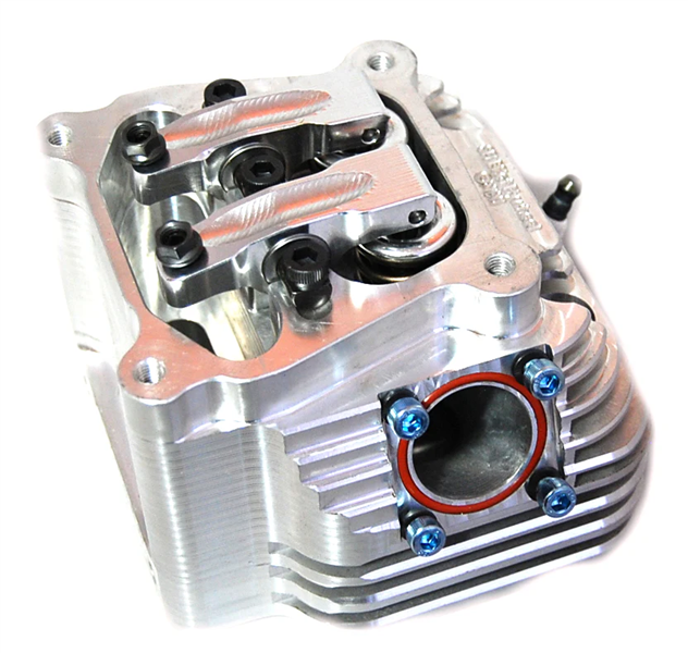 DED 18cc ''Big Valve'' Billet Race Head for Honda GX200 & Clone Engines