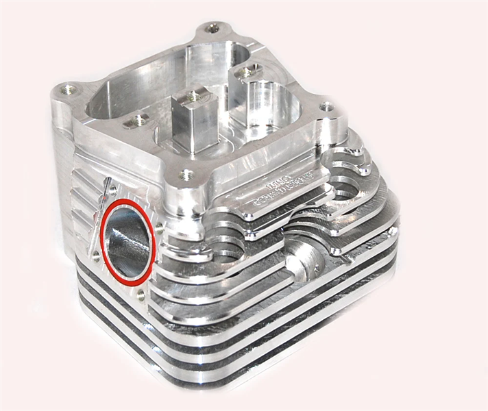 DED 18cc ''Big Valve'' Billet Race Head for Honda GX200 & Clone Engines
