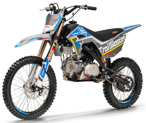 TrailMaster SX150 Pro Series Dirt Bike, Electric Start, 4-Speed Manual, Dual Disc Brakes, (19/16) Wheels