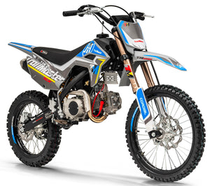 TrailMaster SX150 Pro Series Dirt Bike, Electric Start, 4-Speed Manual, Dual Disc Brakes, (19/16) Wheels