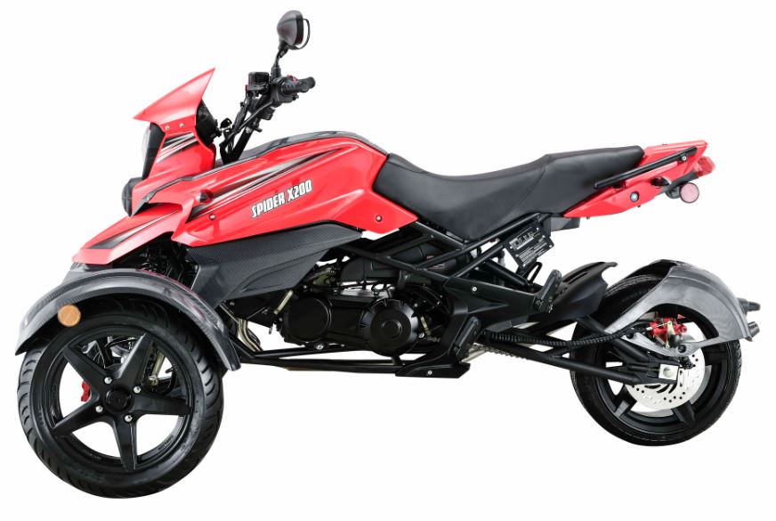 Spider X200 Trike, 3-Wheel Motorcycle, Automatic with Reverse – GoKarts ...
